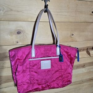 Pink Tote Bag